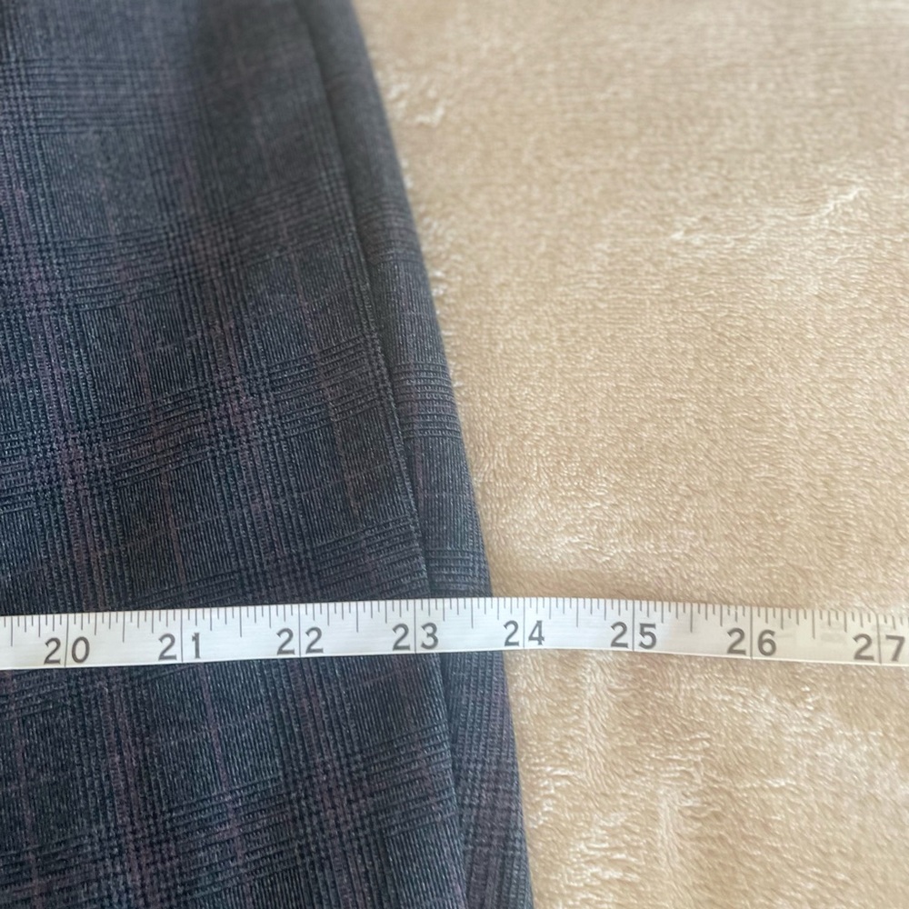 Lane Bryant Plaid Wide Leg Petite Trouser Pants - Size 18 - Picture 7 of 14